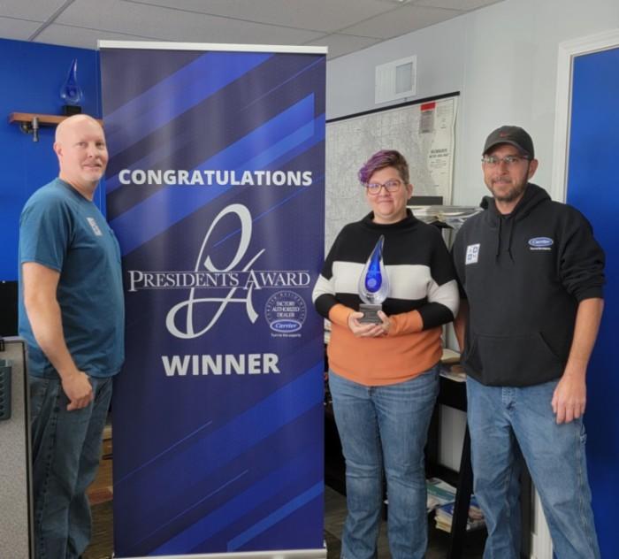 DM Heating - President's Award Winner Team Of Dm Heating in Milwaukee, Wi